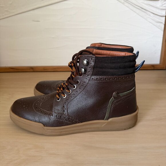 Men\'s PENGUIN Original Huntsman Chukka Brown Leather Lace Up Boots Shoes Size 8 main image 7